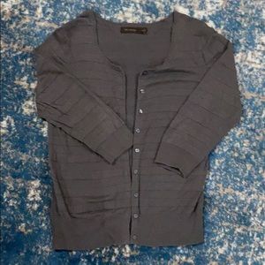 Grey 3/4 Cardigan